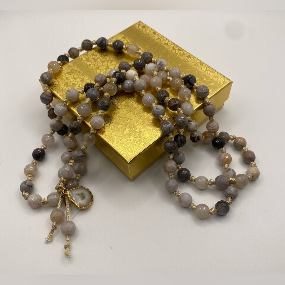 🖤🩶Host Pick🩶🖤 Chan Luu Solar Quartz Charm Opal Necklace - Picture 6 of 17